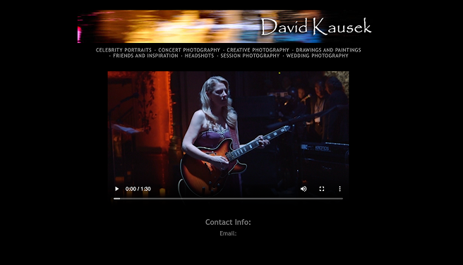 screenshot of 2012 client site